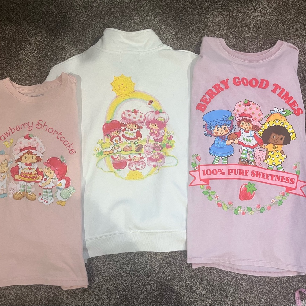 Strawberry Shortcake Graphic Tees and Sweatshirt